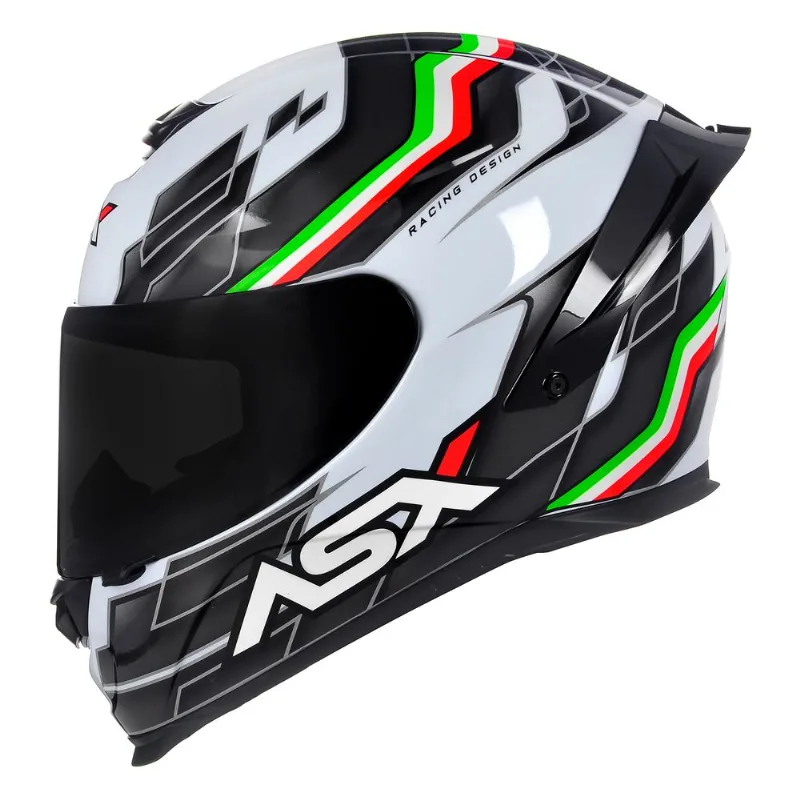 Capacete ASX Eagle Racing Italy Branco 64