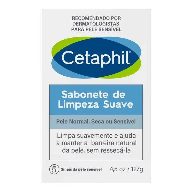 Sabonete Em Barra Cetaphil Limpeza Suave 127g