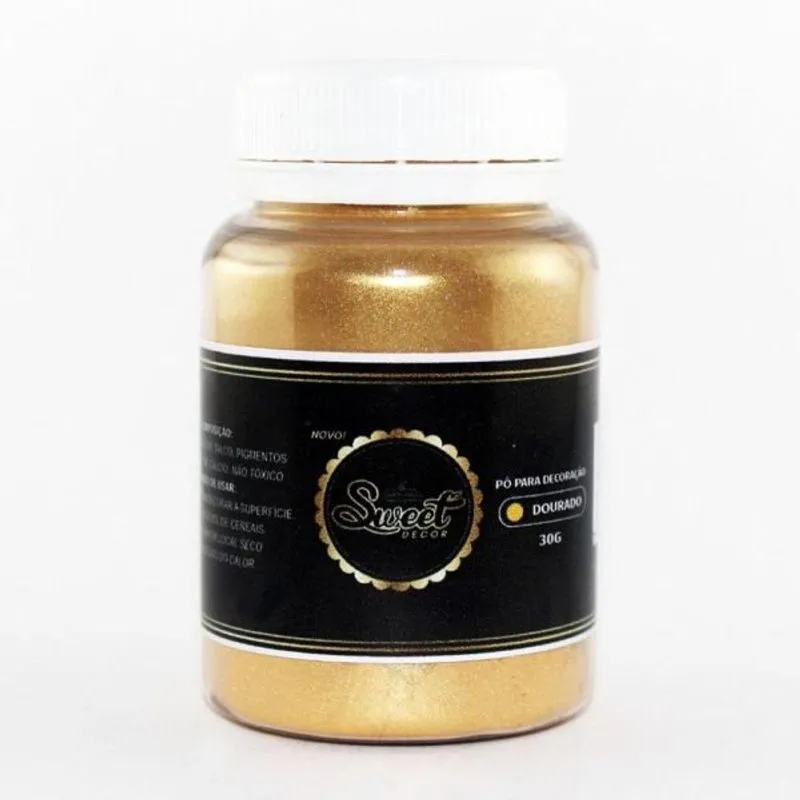 Pó Decorativo Dourado 30g Sweet Decor