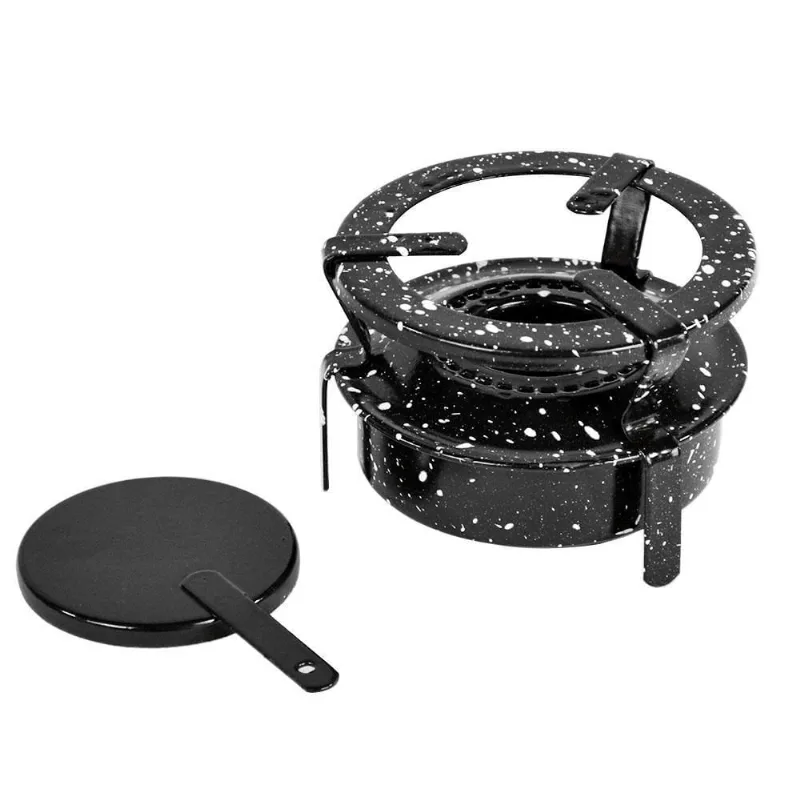 Fogareiro Fogão A Álcool Camping Portátil Espiriteira Pesca
