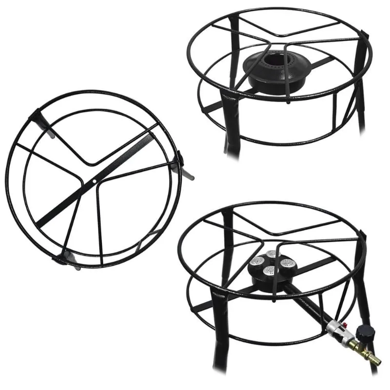 Fogareiro Flex Multifuncional Gás/Álcool Kit Completo Roa