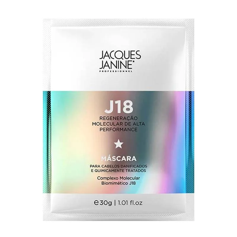 Sachê Jacques Janine j18 Máscara - Caixa Com 12 Un 30g