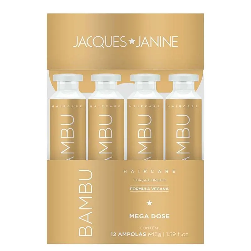 Jacques Janine Haircare Bambu Kit Ampolas 12 Unidades Kit