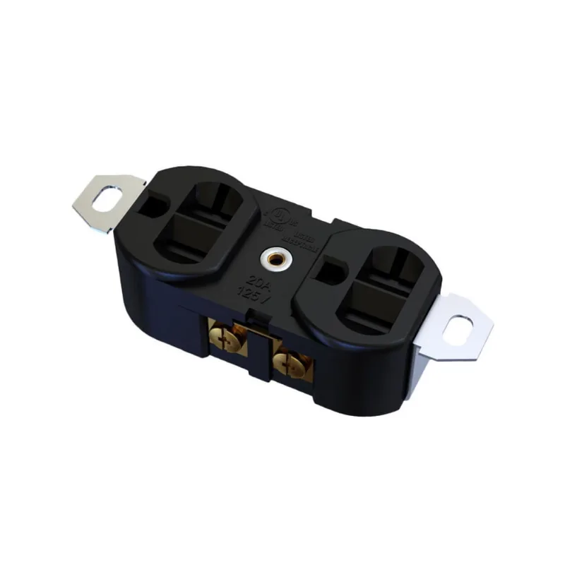 Tomada Nema 5-20R Dupla 20A 125V 2P + T