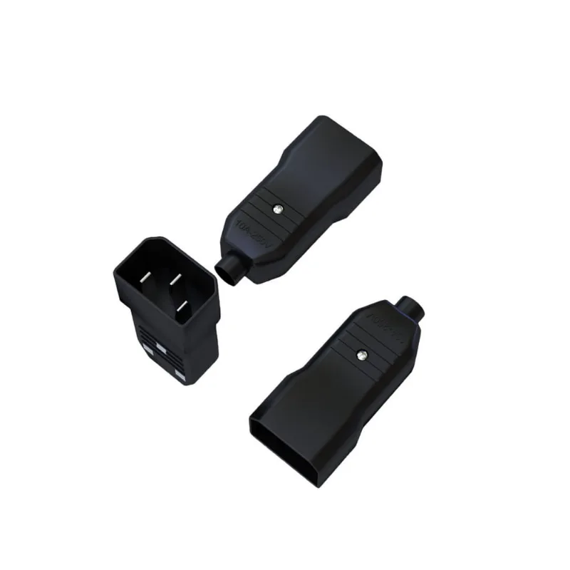 Plugue Macho Iec320 C14 - 10A - 250V 2P + T