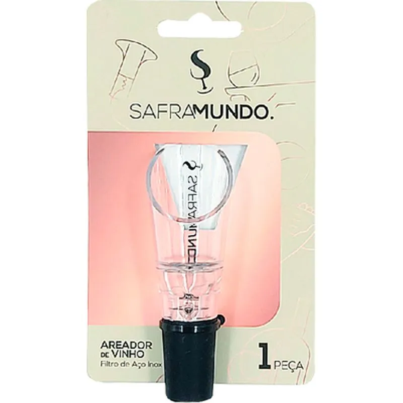 Aerador para Vinho Safra Mundo com Filtro