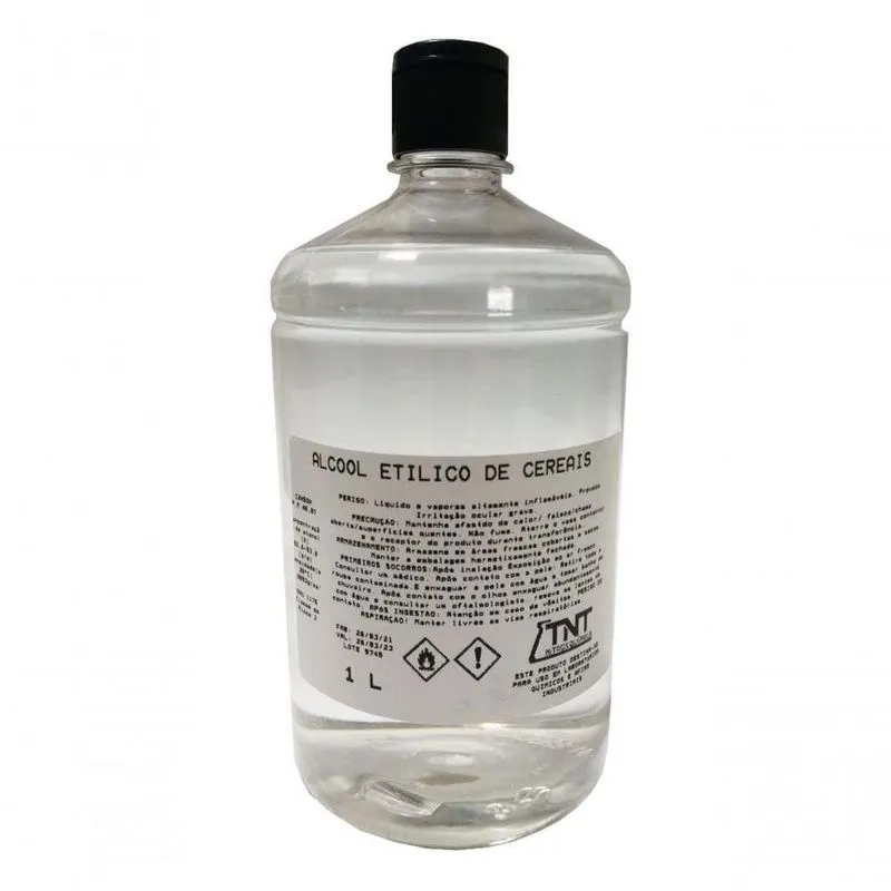 Álcool Etílico De Cereais 3 Litros Com Dosador Nitros Químic