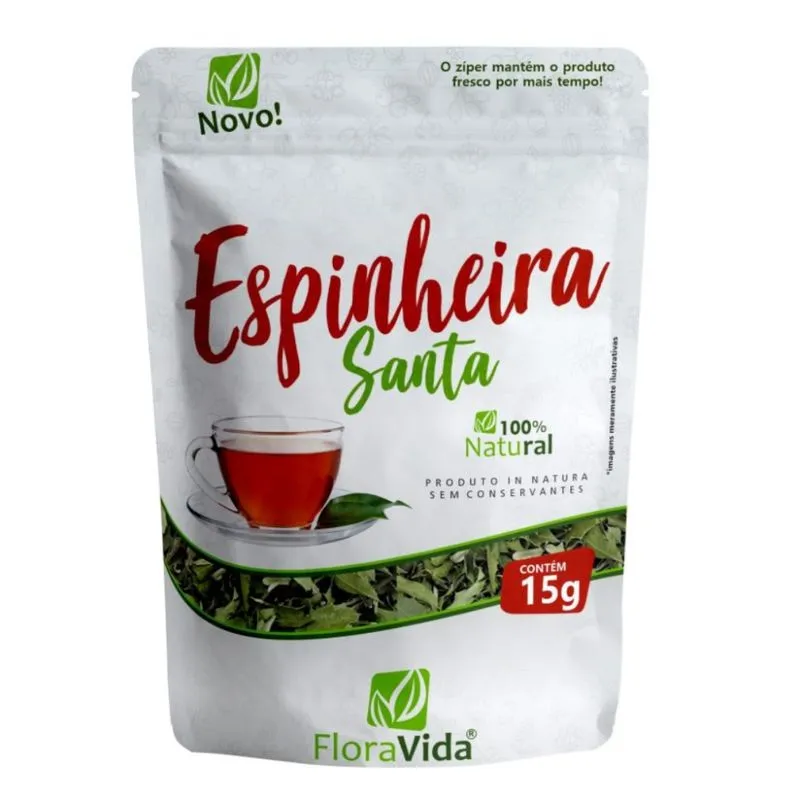 Chá FloraVida Espinheira Santa 15g