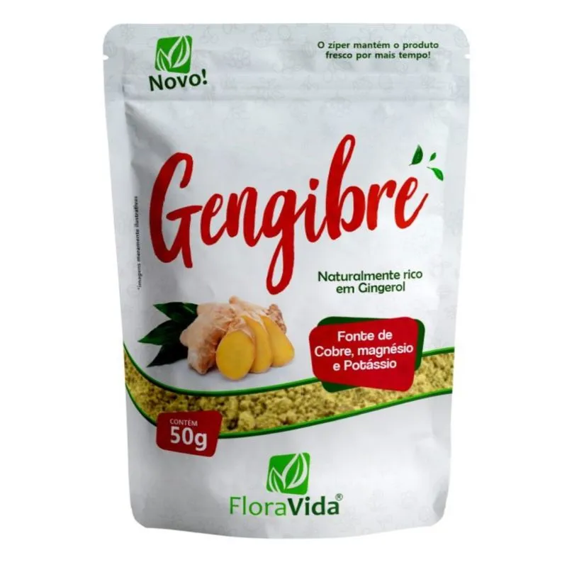 Gengibre em Pó FloraVida 50g