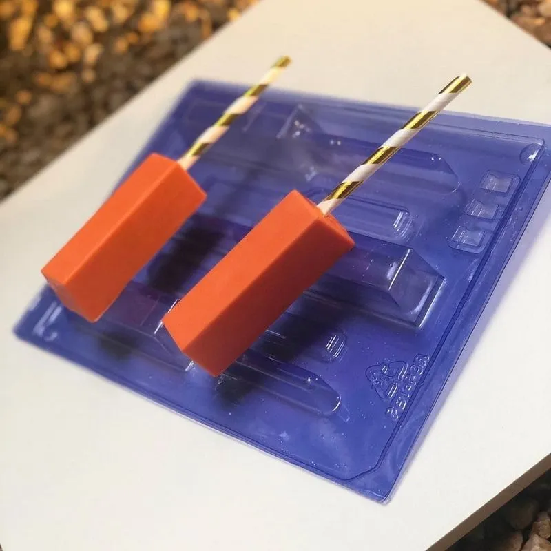 Forma De Acetato Com Silicone Pirulito Vertical Cód 56 Porto Formas