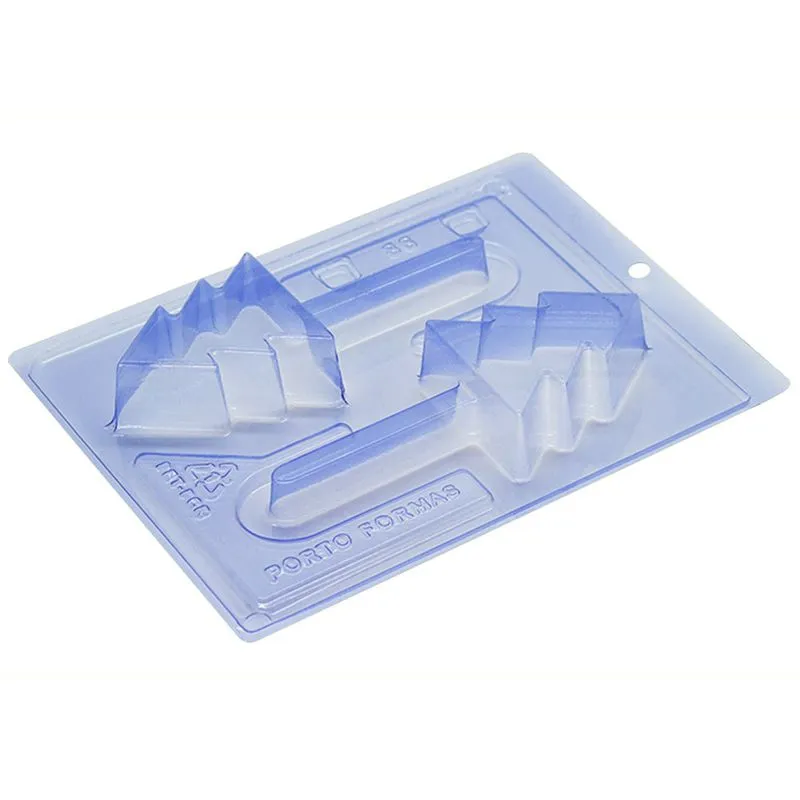 Forma PVC Silicone Pirulito Pinheirinho - Porto Formas