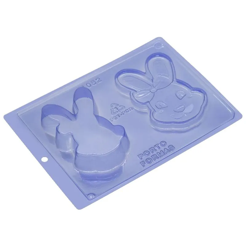 Forma PVC Silicone Coelha Porta Jóias - Porto Formas