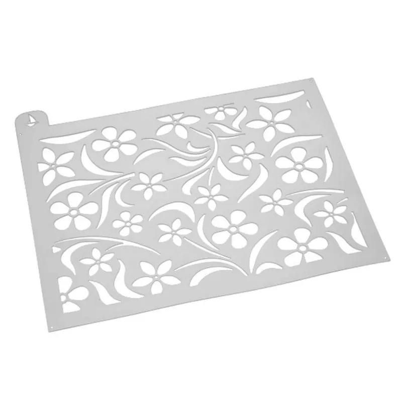 Estencil Floral 15x20cm - Porto Formas