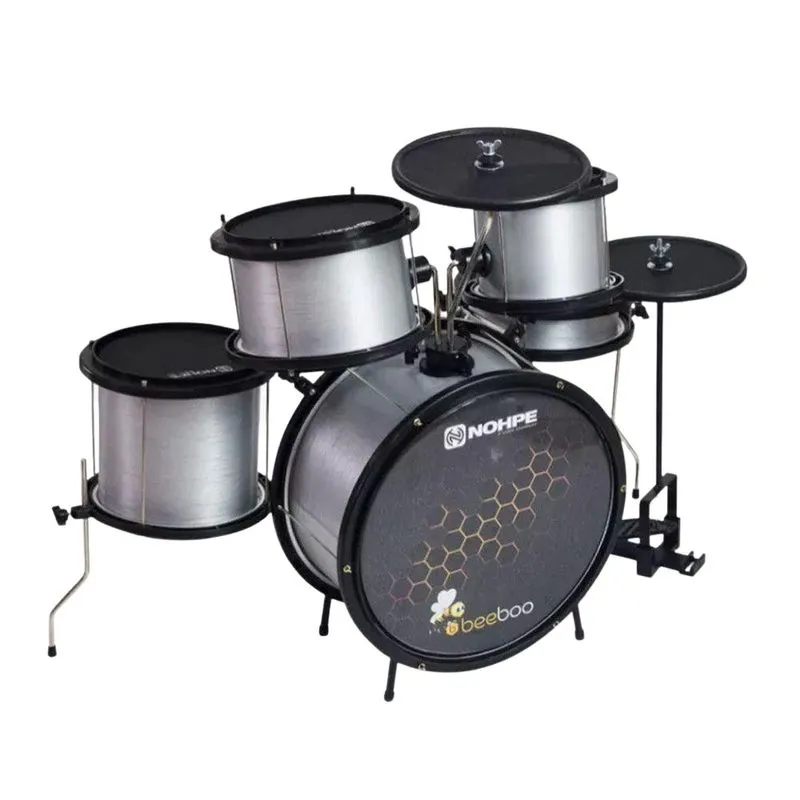 Bateria Infantil Nohpe Beeboo Prata Peles Mute 14