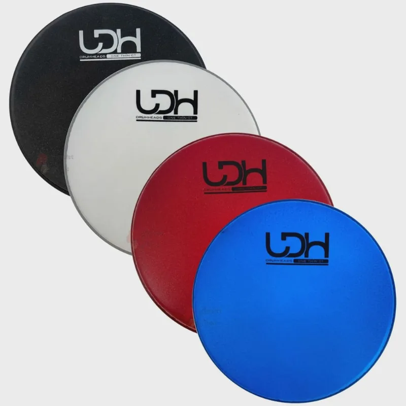 Pele Porosa Brilhosa One Thin Coated ct Luen Drumheads ldh 10 para Tons de Bateria e Outros.