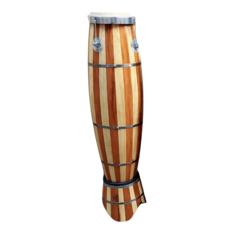 Atabaque RUM 1,20m Pinos Com Suporte de Chão