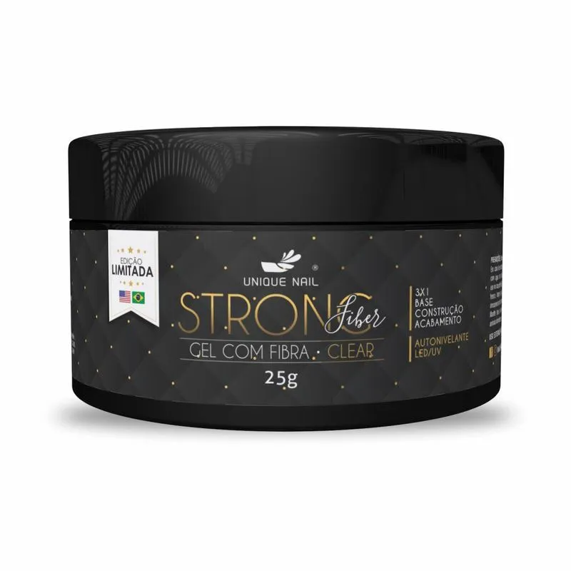 Unique Nail - Gel Strong Fiber Clear 25g