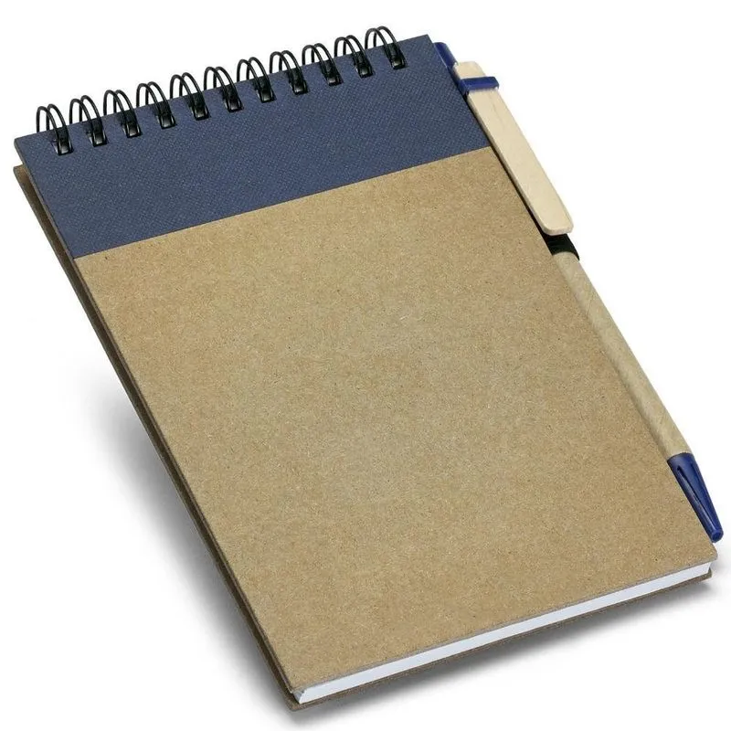 Caderneta Pocket Com Caneta 10X14Cm 60 Folhas Topget - Azul