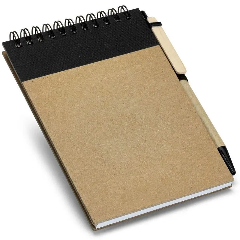 Caderneta Pocket Com Caneta 10X14Cm 60 Folhas Topget - Preto