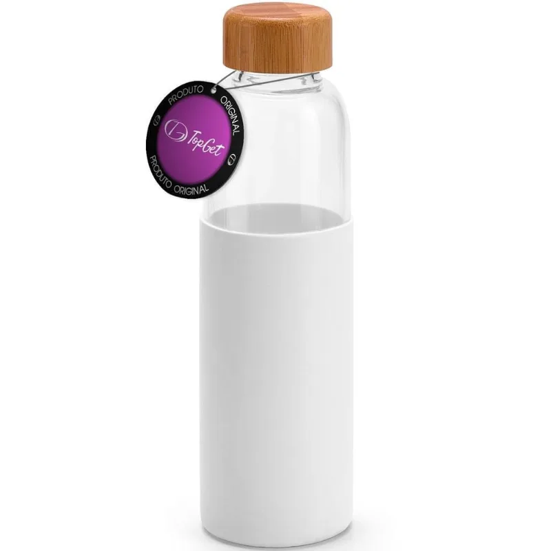 Garrafa De Vidro 600 Ml Urban Topget - Branco
