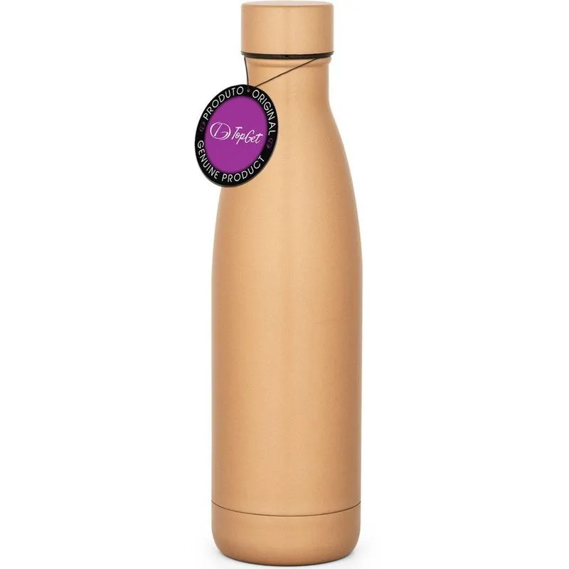 Garrafa Squeeze Térmica Inox 580Ml Better Topget - Champanhe
