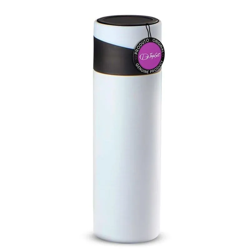 Garrafatérmica Inox 400ml Apoiocelular Start Topget - Branco