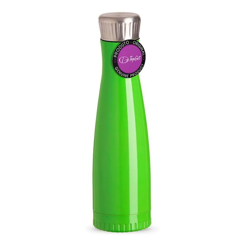 Garrafa Squeeze Em Inox 700 Ml Leader Topget - Verde