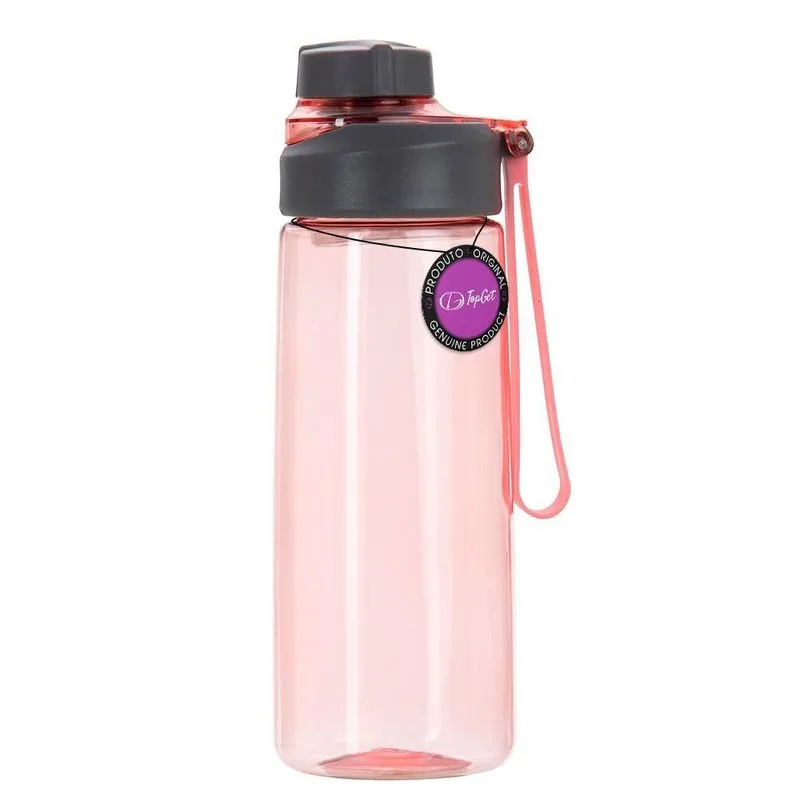 Garrafa Squeeze Com Peneira 700ml Porto Topget - Rosa