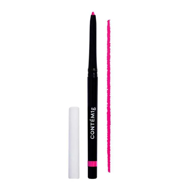 Lapiseira Retrátil Contém1g New Wave Rosa Choque