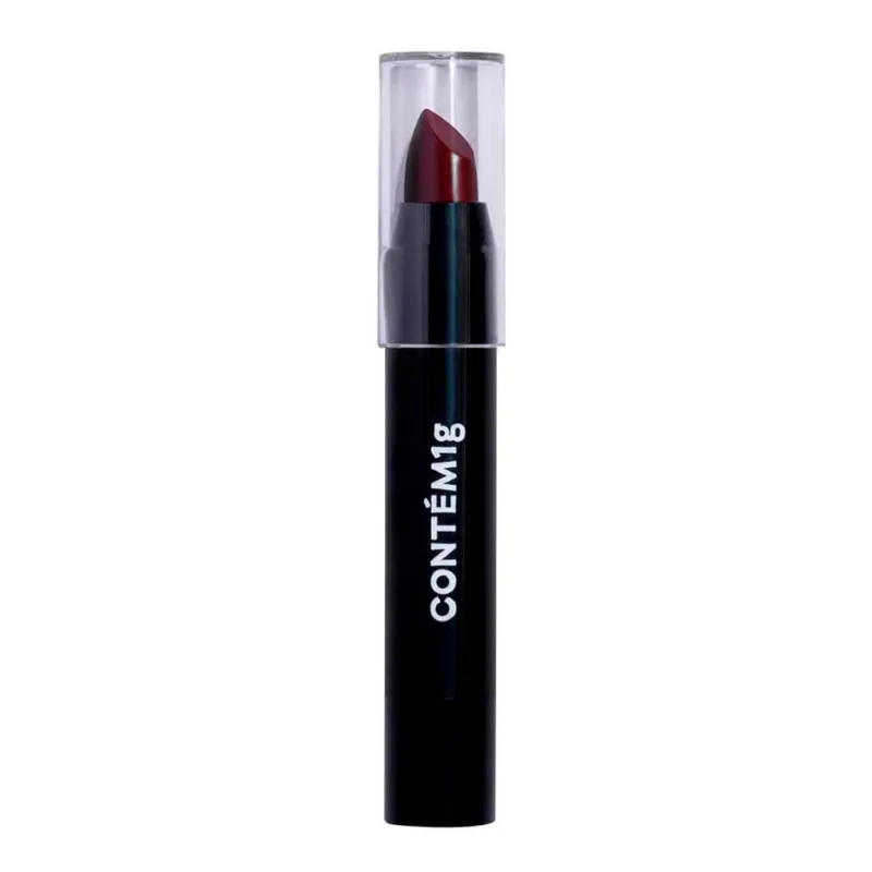 Batom Semi Matte Contém1g Tubby Ameixa Preta