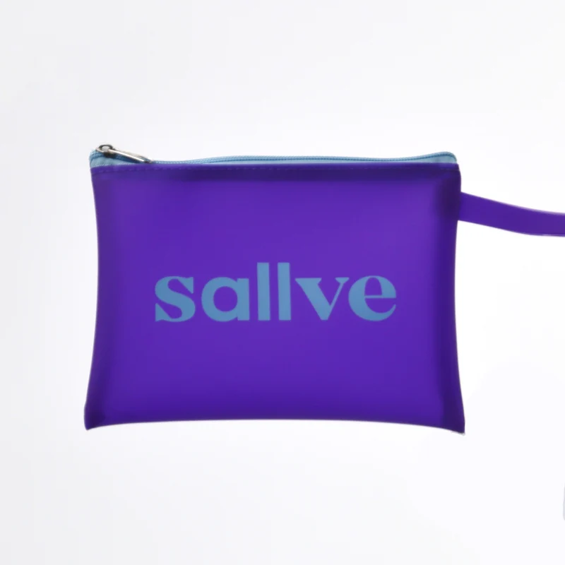 Necessaire Sallve - Roxa com Azul