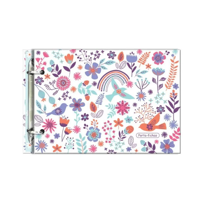 Porta Fichas Alegria - Fina Ideia - 48 Fichas - 6 Divisórias - 22,5x15cm