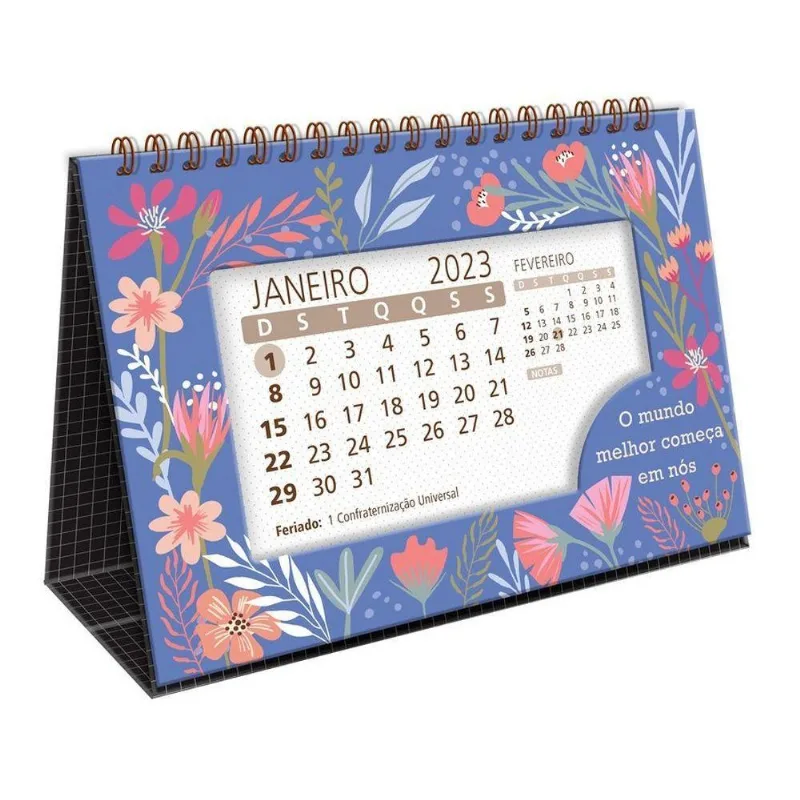 Calendário De Mesa Primavera 2023 Fina Ideia