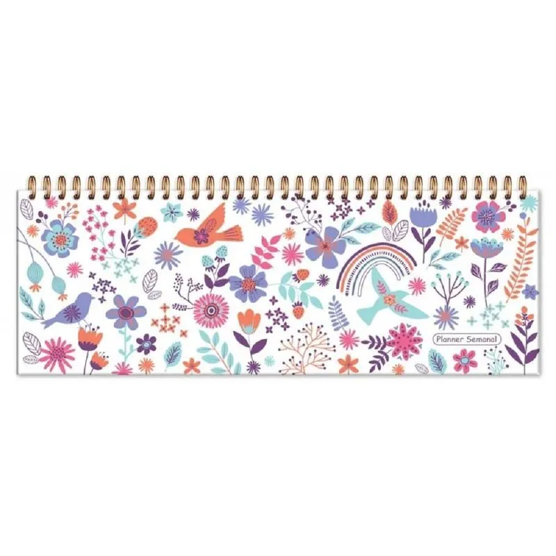 Planner Organizador Semanal - Capa Dura 30x10,5cm