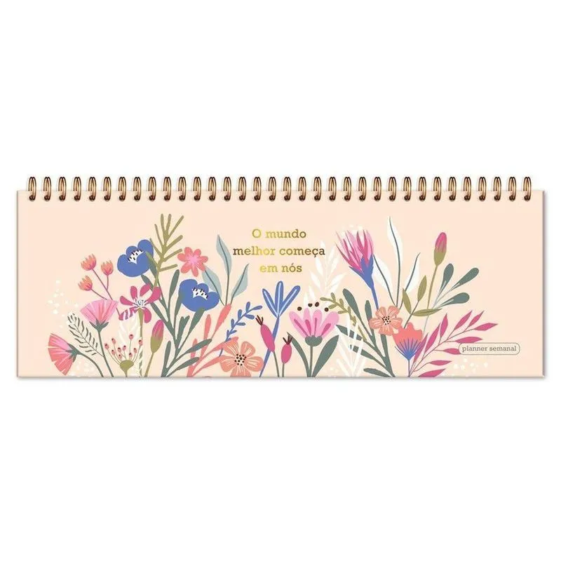 Planner Organizador Semanal Primavera Fina Ideia