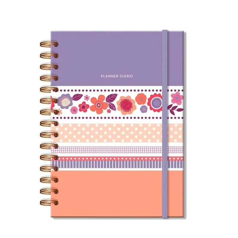 Planner Diário Pop: Capa Dura, 160 Páginas, Não Datado