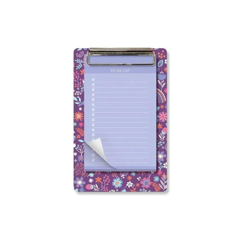 Prancheta Estampada + Bloquinho 10x16 -