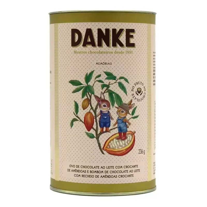 Ovo de Páscoa Chocolate Crocante e Amendoim Danke 236g
