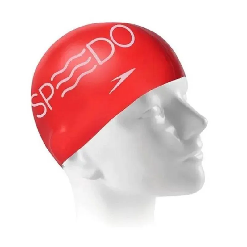 Touca De Natação Adulto Life Saver Cap Speedo Vermelho