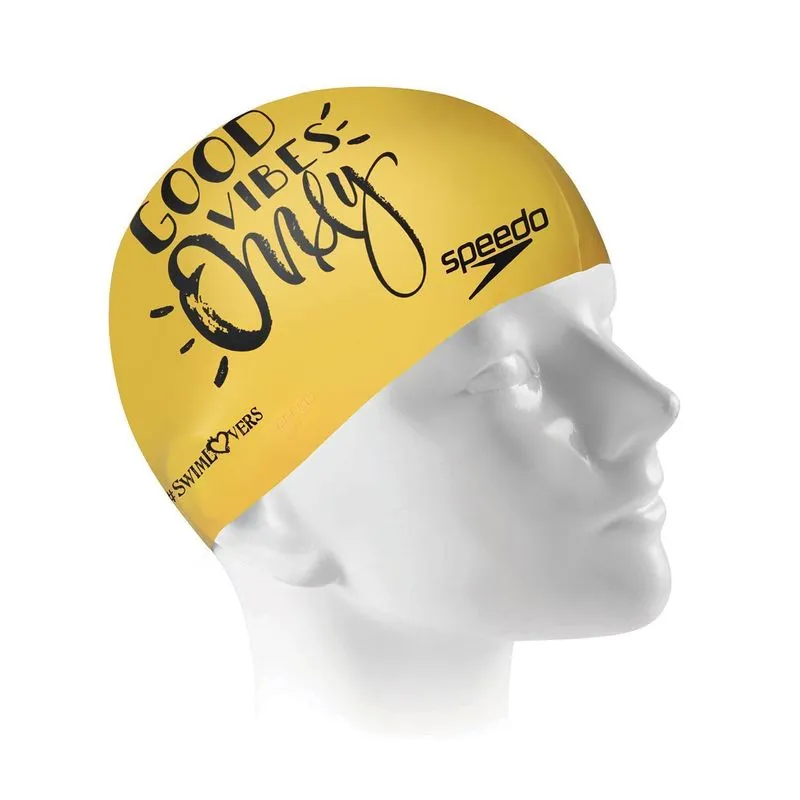 Touca De Natação Em Silicone Swim Lovers - Yellow