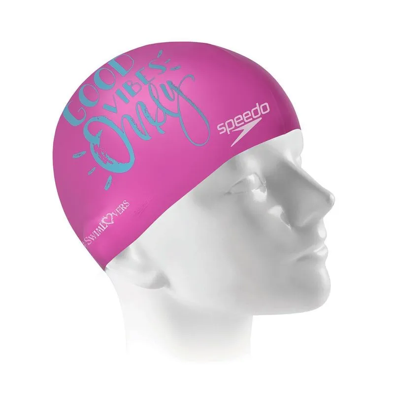 Touca De Natação Em Silicone Swim Lovers - Pink