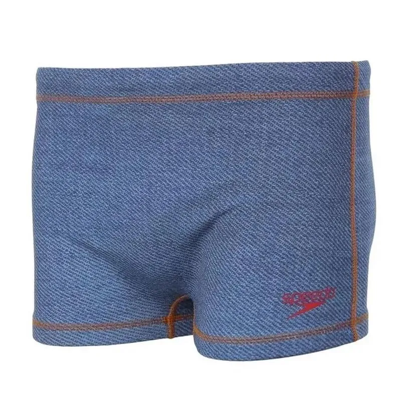 Sunga Speedo Boxer Denim Masculino - Azul