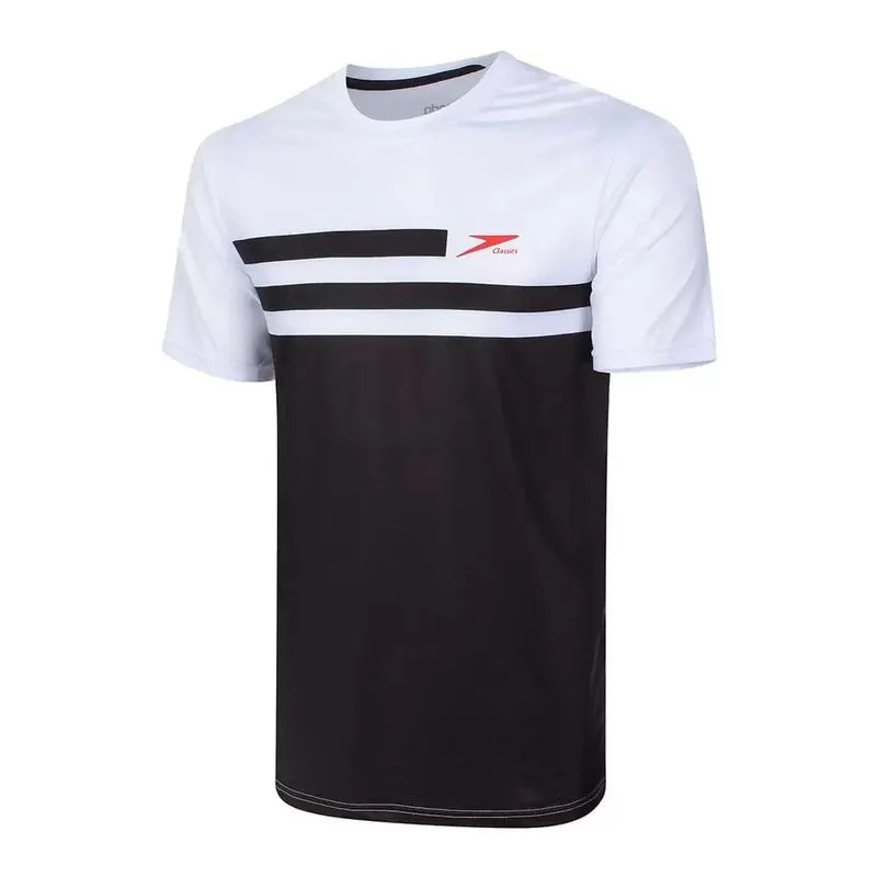Camisa Speedo Classic Masculino - Branco + Preto