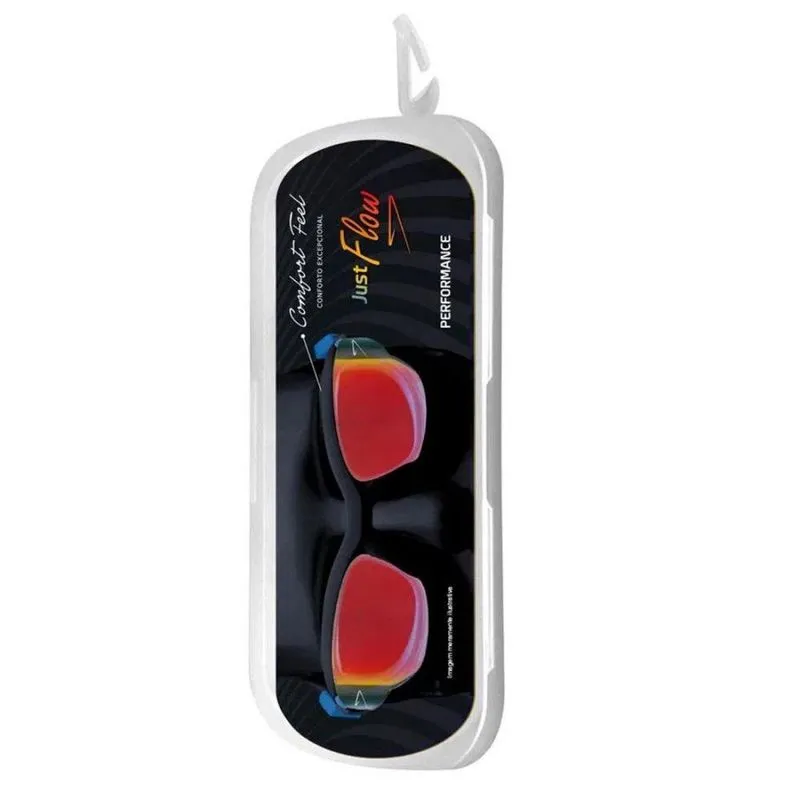 Óculos De Natação Flow 509244 Speedo Preto / Rainbow