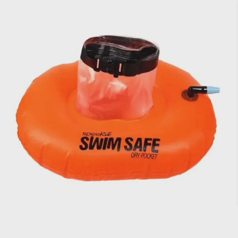 Boia Natação Sinalização Speedo Swim Safe Pocket - Laranja Neon
