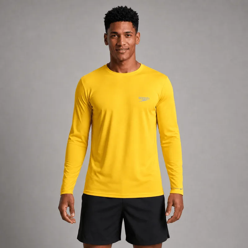 Camiseta Manga Longa proteção UV50 Masculina - AMARELO SPIRIT G