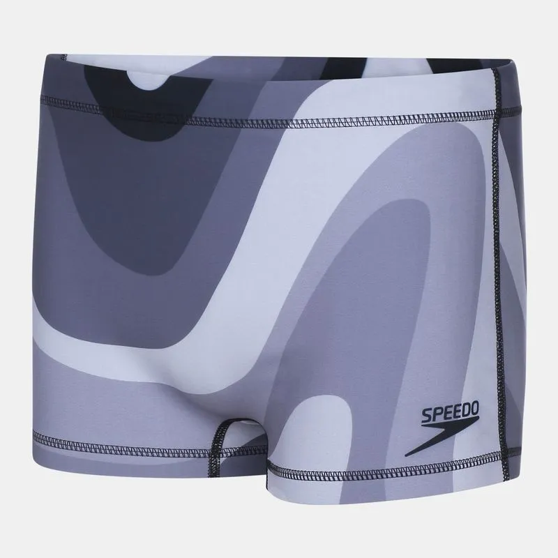 Sunga Boxer Beach Waves - PRETO PP
