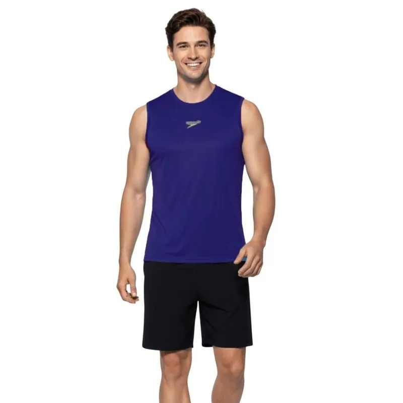 Regata Speedo Interlock Masculina 069010N-399 M / AZUL-BRANCO