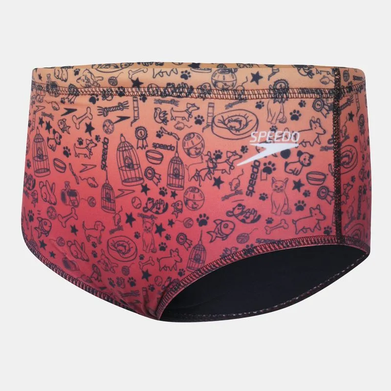 Sunga Tradicional Degradê Pets Kids - LARANJA 4