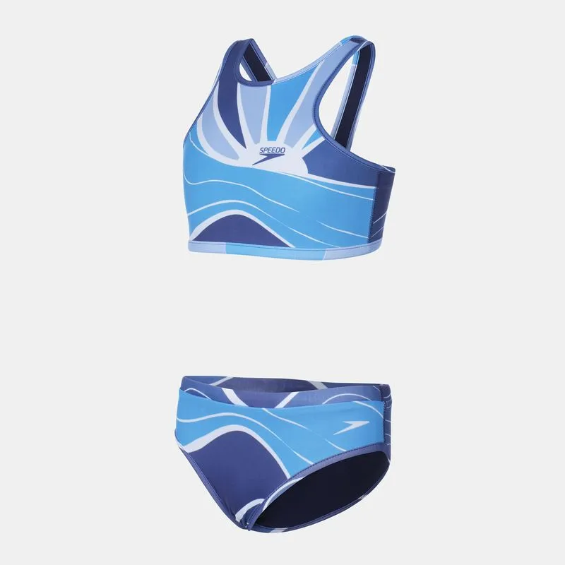 Biquini Infantil Cropped Sunshine Speedo - AZUL 6